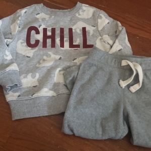 Toddler Boy Sweatshirt and Sweatpants